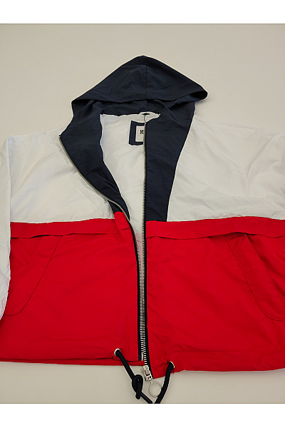 URBAN CLASSICS Barevná sportovní větrová bunda s kapucí se zipem Velikost S | URBAN CLASSICS | obrázek 5