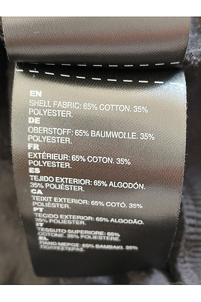 Kani Dámská černá bavlněná mikina s kapucí a klokaní kapsou Velikost US XL | Kani | obrázek 7