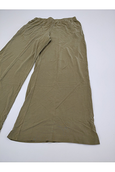 URBAN CLASSICS Dámské khaki široké letní kalhoty z modalu Vel. XL | URBAN CLASSICS | obrázek 2