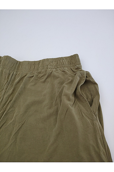 URBAN CLASSICS Dámské khaki široké letní kalhoty z modalu Vel. XL | URBAN CLASSICS | obrázek 4