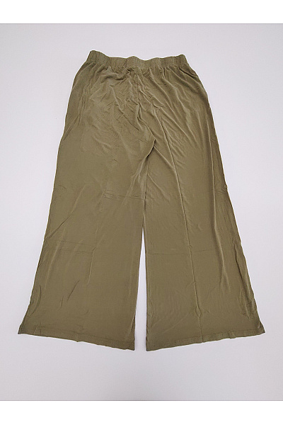 URBAN CLASSICS Dámské khaki široké letní kalhoty z modalu Vel. XL | URBAN CLASSICS | obrázek 7