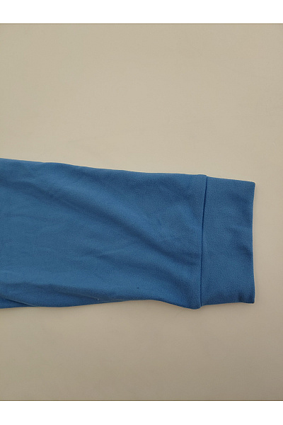 GENTLEMEN SELECTION Modré pánské polo tričko s dlouhým rukávem basic Velikost DE 56 | GENTLEMEN SELECTION | obrázek 3