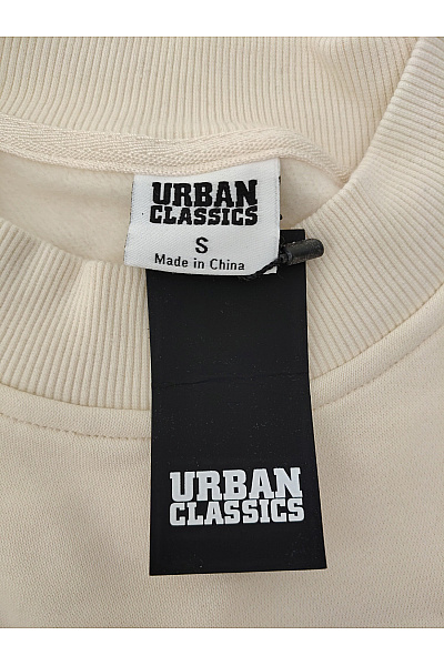 URBAN CLASSICS Béžová bavlněná mikina s dlouhým rukávem oversize | URBAN CLASSICS | obrázek 7