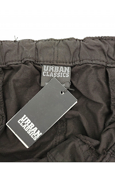 URBAN CLASSICS Dámské černé bavlněné cargo kalhoty jogger s kapsami na stehnech Vel. XL | URBAN CLASSICS | obrázek 4