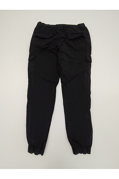 URBAN CLASSICS Dámské černé bavlněné cargo kalhoty jogger s kapsami na stehnech Vel. XL | URBAN CLASSICS | obrázek 7