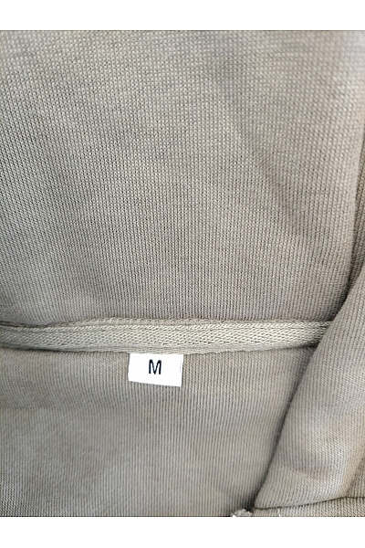 Pánská khaki bavlněná mikina na zip s kapucí Vel. M | Unimoda | obrázek 6