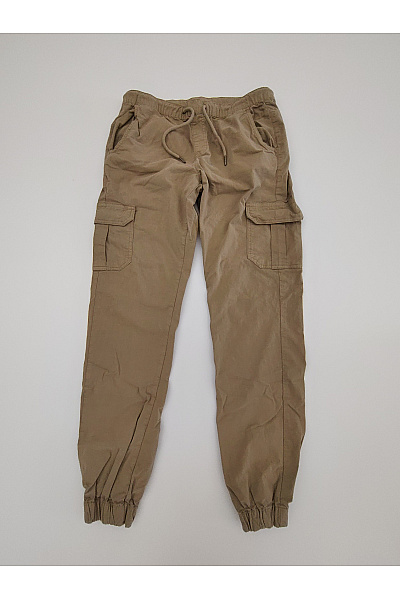 URBAN CLASSICS Bavlněné Khaki Cargo Jogger Kalhoty S Kapsami Velikost M