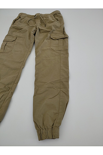 URBAN CLASSICS Bavlněné khaki cargo jogger kalhoty s kapsami Velikost M | URBAN CLASSICS | obrázek 2