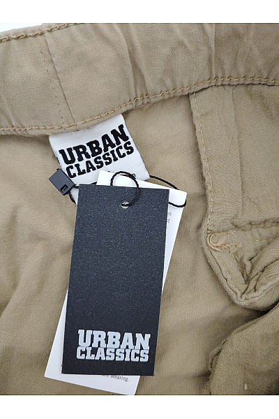 URBAN CLASSICS Bavlněné khaki cargo jogger kalhoty s kapsami Velikost M | URBAN CLASSICS | obrázek 3