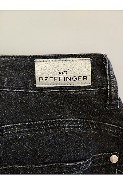 PFEFFINGER Dámské bavlněné džíny s vysokým pasem černé Velikost DE 40 | PFEFFINGER | obrázek 10