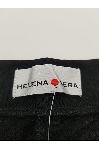 HELENA VERA Dámské černé elegantní společenské kalhoty rovné Vel. DE 23 | HELENA VERA | obrázek 5
