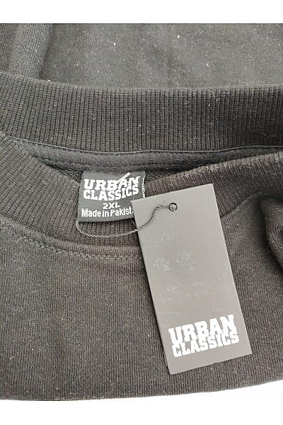 URBAN CLASSICS Černé bavlněné tričkové šaty bez rukávů | URBAN CLASSICS | obrázek 6