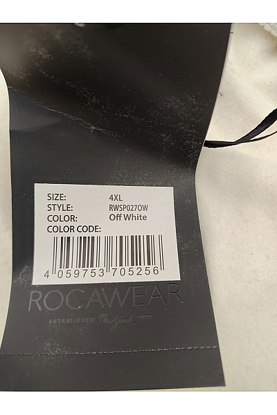 ROCAWEAR Bavlněné tepláky jogger béžové Velikost 4XL | ROCAWEAR | obrázek 5