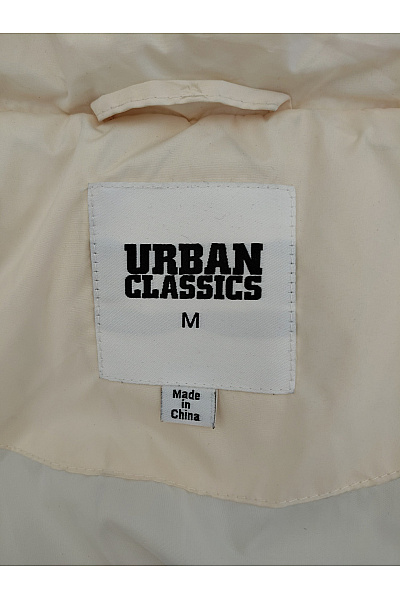 URBAN CLASSICS Béžová prošívaná zateplená vesta bez rukávů se zapínáním Velikost M | URBAN CLASSICS | obrázek 9
