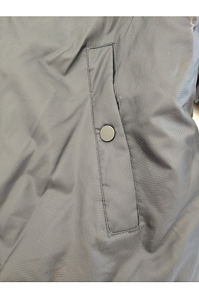 URBAN CLASSICS Pánská modrá bomber bunda se zipem Vel. XL | URBAN CLASSICS | obrázek 2