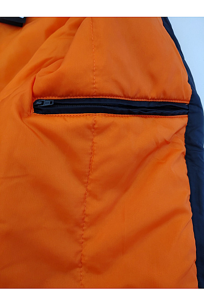 URBAN CLASSICS Pánská modrá bomber bunda se zipem Vel. XL | URBAN CLASSICS | obrázek 7