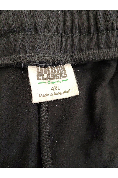 URBAN CLASSICS Dámské bavlněné široké kalhoty černé Velikost 4XL | URBAN CLASSICS | obrázek 4