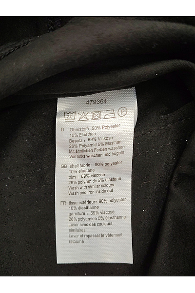 PFEFFINGER Černé elegantní rovné kalhoty s puky Vel. DE 21 | PFEFFINGER | obrázek 7