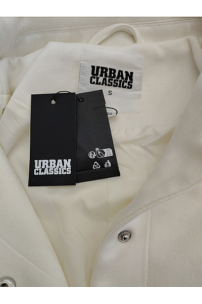URBAN CLASSICS Bílá krátká košilová bunda do pasu Velikost S | URBAN CLASSICS | obrázek 6