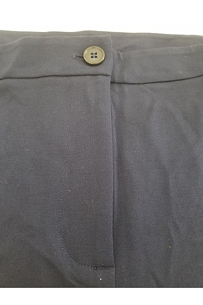 Alfredo Pauly Modré elegantní společenské kalhoty s puky Velikost DE 48 | Alfredo Pauly | obrázek 4