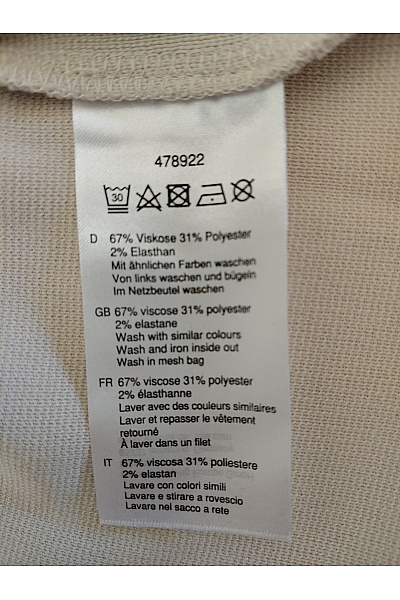 C'est tout Béžové dámské tílko basic bez rukávů s kulatým výstřihem Vel. DE 48 | C'est tout | obrázek 8