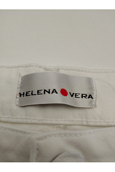 HELENA VERA Bílé bavlněné zvonové džíny Vel. DE 24 | HELENA VERA | obrázek 6