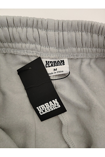 URBAN CLASSICS Šedé bavlněné tepláky s vysokým pasem Velikost M | URBAN CLASSICS | obrázek 4