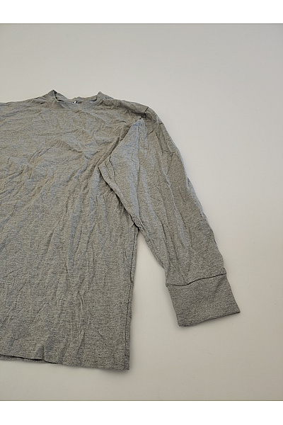 URBAN CLASSICS Pánské šedé bavlněné tričko s dlouhým rukávem basic Velikost XL | URBAN CLASSICS | obrázek 2