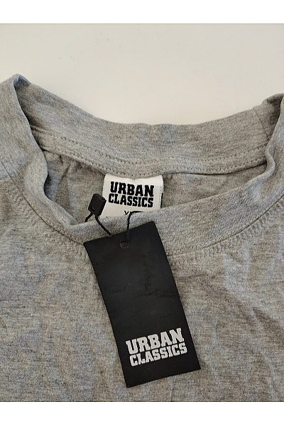URBAN CLASSICS Pánské šedé bavlněné tričko s dlouhým rukávem basic Velikost XL | URBAN CLASSICS | obrázek 3