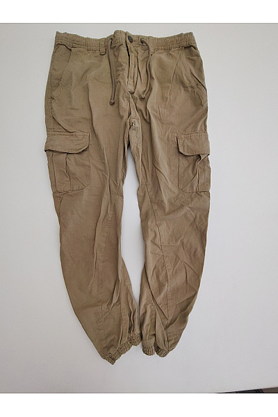 URBAN CLASSICS Pánské khaki cargo jogger kalhoty s kapsami Vel. XL | URBAN CLASSICS | obrázek 2