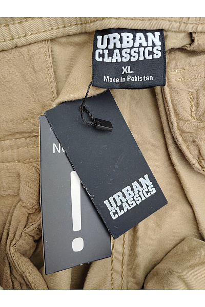 URBAN CLASSICS Pánské khaki cargo jogger kalhoty s kapsami Vel. XL | URBAN CLASSICS | obrázek 7