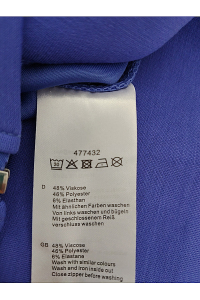 Jana Ina Dámská modrá mikina na zip se stojáčkem Vel. EU 36 | Jana Ina | obrázek 7