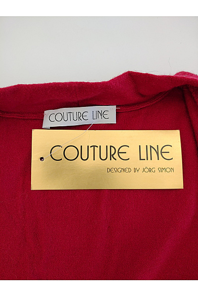 COUTURE LINE Červený dámský kardigan s flitry Velikost DE 46 | COUTURE LINE | obrázek 5