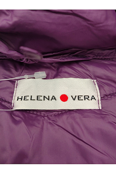 HELENA VERA Fialová prošívaná přechodová bunda se zipem Vel. IT 42 | HELENA VERA | obrázek 11