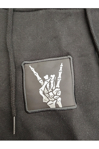 Mister Tee Černá bavlněná pánská mikina s kapucí a potiskem Vel. XS | Mister Tee | obrázek 4