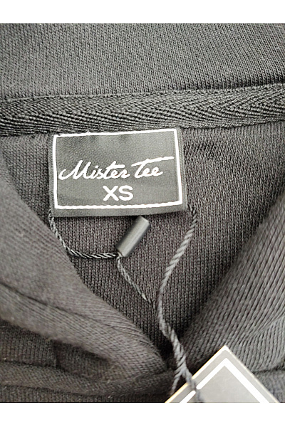 Mister Tee Černá bavlněná pánská mikina s kapucí a potiskem Vel. XS | Mister Tee | obrázek 9