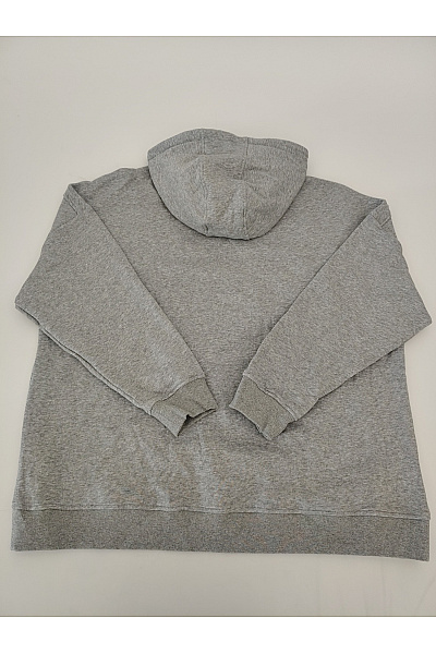 miss tee Pánská šedá bavlněná mikina s kapucí oversized Velikost L | miss tee | obrázek 6