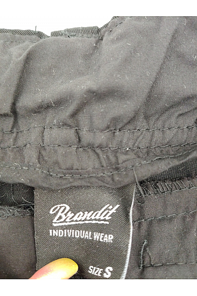 Brandit Pánské černé bavlněné cargo kraťasy s kapsami Vel. S | Brandit | obrázek 6