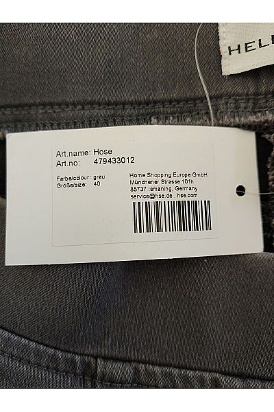 HELENA VERA Dámské bavlněné kalhoty s kapsami pružným pasem Velikost DE 40 | HELENA VERA | obrázek 10