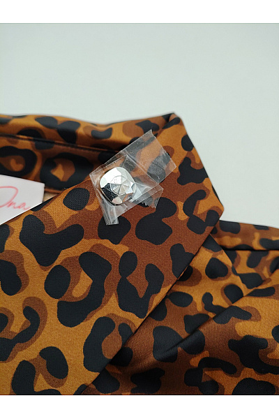 Jana Ina Dámská košile s dlouhým rukávem leopardí vzor Velikost DE 40 | Jana Ina | obrázek 5