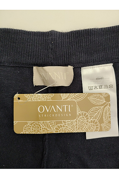 OVANTI Černé úpletové tepláky s kapsami Vel. EU 42 | OVANTI | obrázek 5