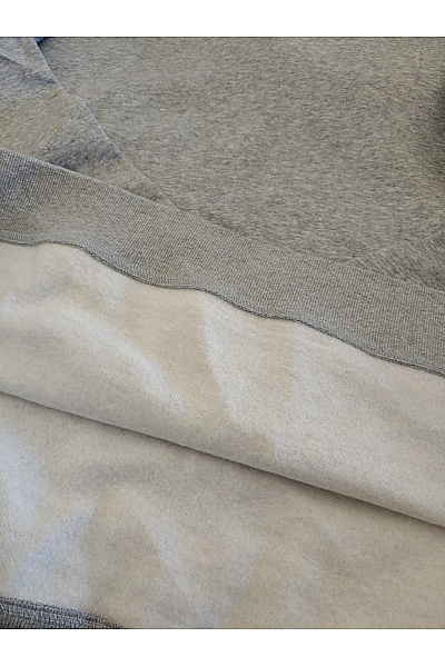 Šedá bavlněná oversized mikina s kapucí přes hlavu Vel. XXL | Unimoda | obrázek 5