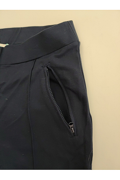 PFEFFINGER Černé elegantní kalhoty s vysokým pasem a kapsami Vel. DE 38 | PFEFFINGER | obrázek 4