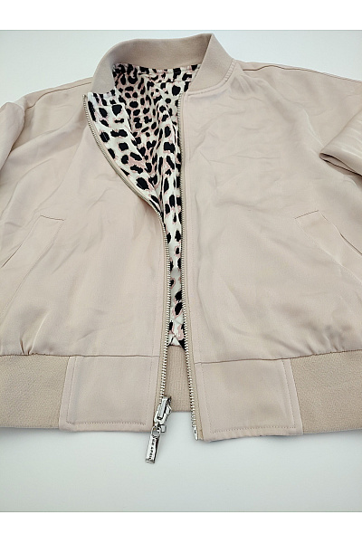 OH APRIL Béžová bomber bunda oversize oboustranná Vel. S | OH APRIL | obrázek 4