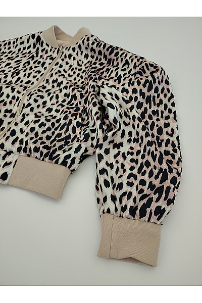 OH APRIL Béžová bomber bunda oversize oboustranná Vel. S | OH APRIL | obrázek 10