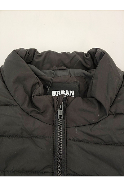 URBAN CLASSICS Černá pánská prošívaná bunda se zipem Velikost XL | URBAN CLASSICS | obrázek 6