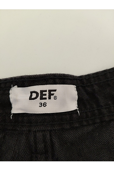 def Pánské černé bavlněné džíny rovné Vel. 36 | def | obrázek 5