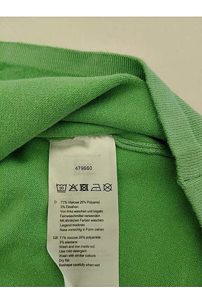 OVANTI Zelená halenka s potiskem a 3/4 rukávem Vel. DE 38 | OVANTI | obrázek 7