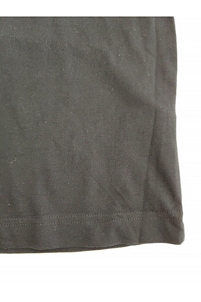 MERCHCODE Černé bavlněné tričko s výšivkou růže oversize Velikost S | MERCHCODE | obrázek 2