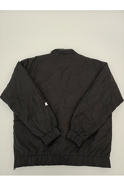 BASIX BLACK LABEL Černá pánská větrová bunda anorak přes hlavu s kapsou vpředu Velikost M | BASIX BLACK LABEL | obrázek 10